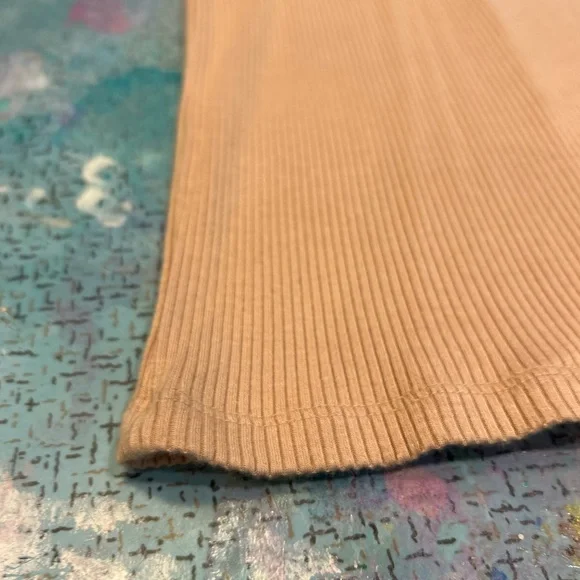 Nude Ribbed Bodycon - Picture 2 of 4